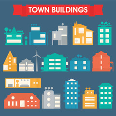 Buildings and houses collection