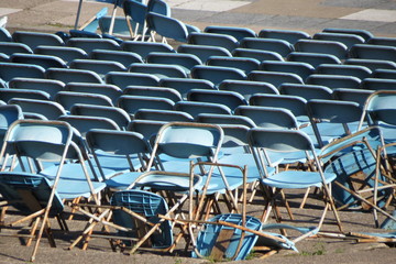 Plastic seats