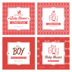 Naklejka premium Baby shower