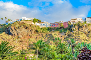 Der Baranco Martianez - Stadtansicht von Puerto de la Cruz