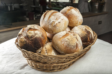 Freshly baked bread