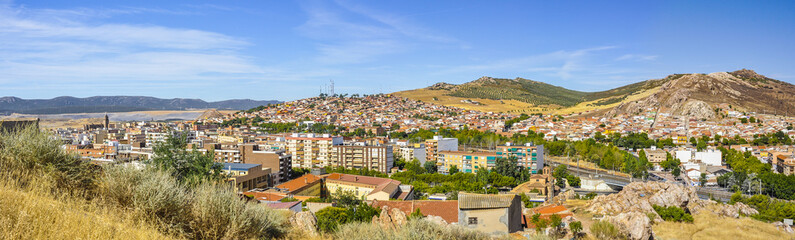 Obraz premium Vista panorámica de Puertollano, Ciudad Real, Castilla-La Mancha