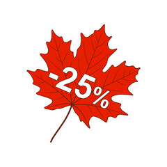 Autumn discount-25%