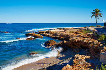 Denia Las Rotas Rotes beach in Alicante Mediterranean