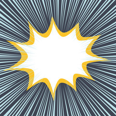 Comic speed line background