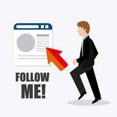 Follow me social and business 