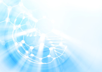DNA molecule structure background. 