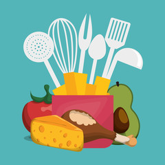 Home Kitchen icons design 