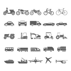 Transportation icon set.vector