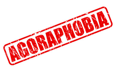 AGORAPHOBIA red stamp text