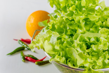 fresh lettuces