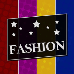 Fashion Colorful Halftone Background 