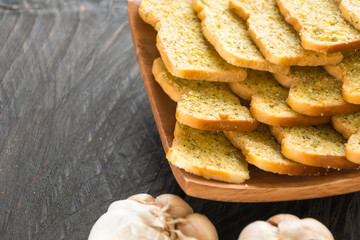 crispy bread garlic