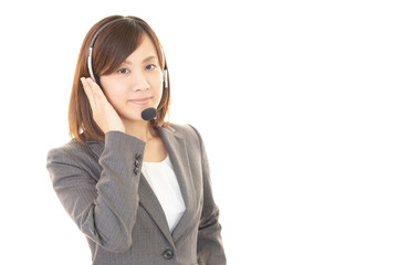 笑顔のオペレーター