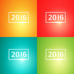 Happy new year card. 