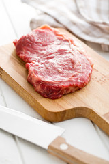 fresh raw beef