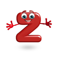 Cartoon Character of alphabet Z