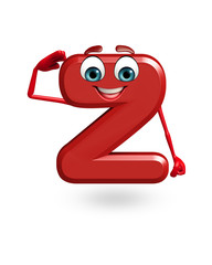 Cartoon Character of alphabet Z