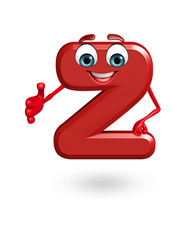 Cartoon Character of alphabet Z