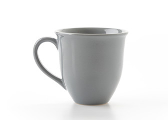 empty cup of coffee or mug