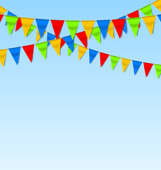Obraz premium Garland flags