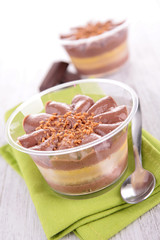 chocolate cream dessert
