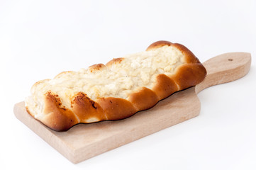 Bakery pastry stuffed with cheese
