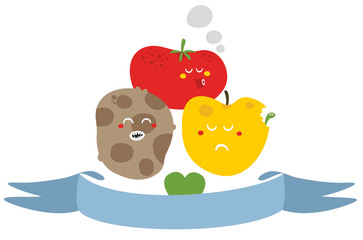 Freaky fruits and vegetables.