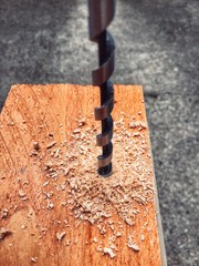 holz bohren