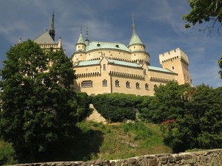 Obraz premium Bojnice romantic royal castle, Slovakia