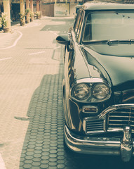 Vintage light lamp car