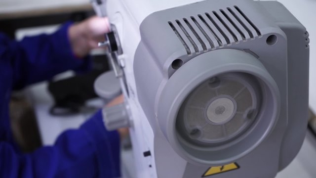 footwear part with single row stitching operation