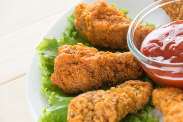 fried crispy chicken