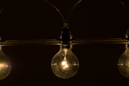 Lightbulb vintage illuminated