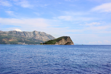 Fototapeta na wymiar Montenegro mountains. Adriatic Sea. Budva