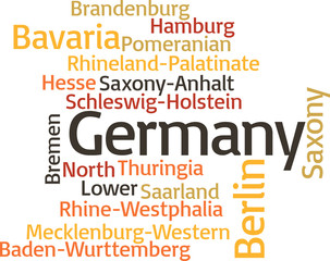 principal subdivisions of Germany