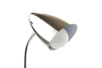 silver lamp