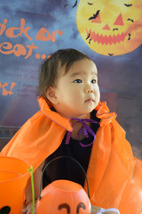 ハロウィンの赤ちゃん