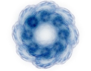 Lacy colorful clockwork pattern, digital fractal art design