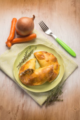 panzerotti with vegetables