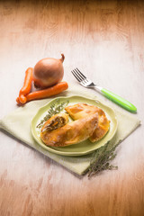 panzerotti with vegetables