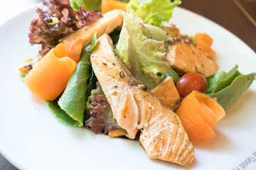 grill salmon ceasar salad