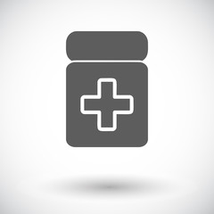 Fototapeta premium Drug icon.