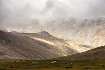 Beautiful landscapes with high mountains of Turkey