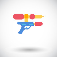 Gun toy icon.