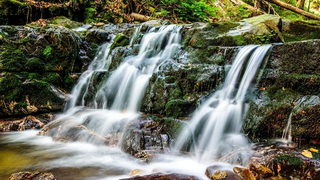Ferrata HZS - water cascades, falls and climbing rocks in Mala Fatra, Martin, Slovakia