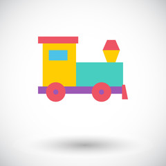 Naklejka premium Train toy