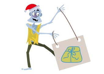 Halloween, zombi,Boże Narodzenie © monikakosz