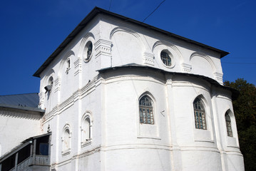 Holy Transfiguration monastery in Yaroslavl, Russia. UNESCO World Heritage Site.