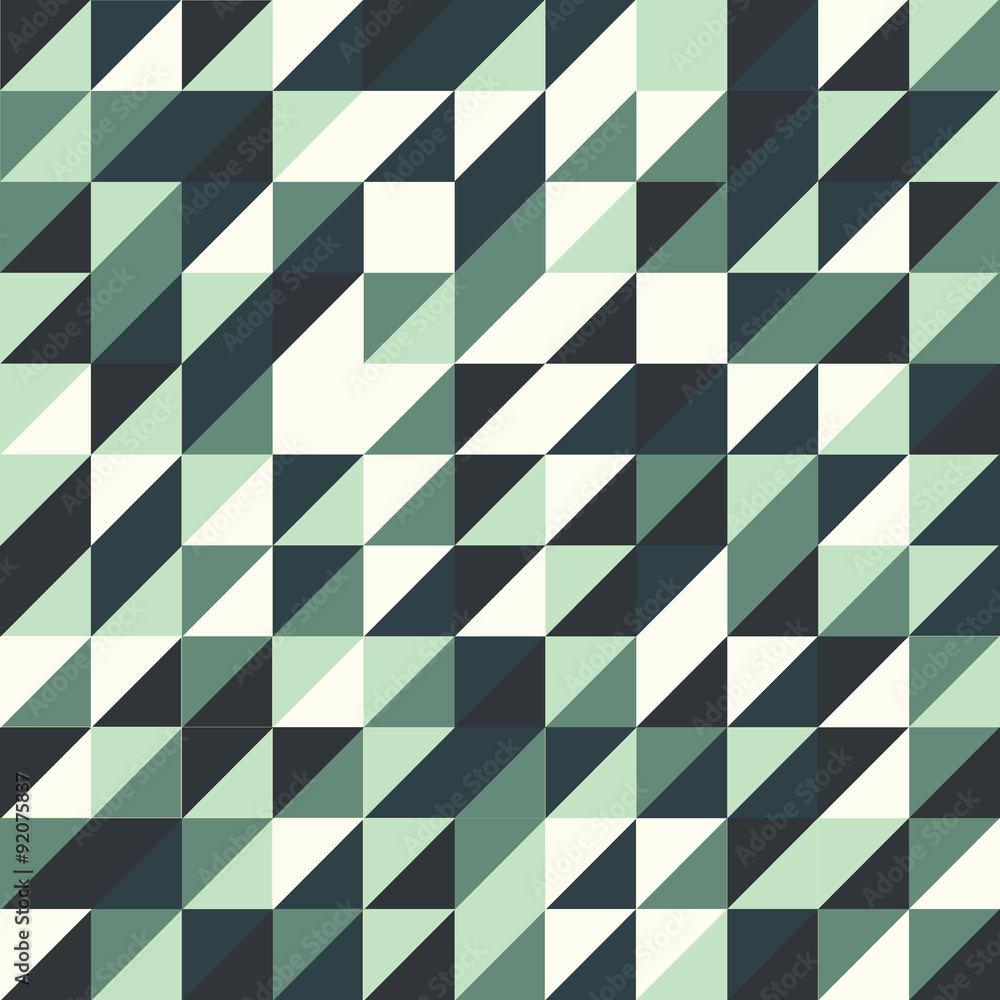 Poster abstract colorful triangles background design